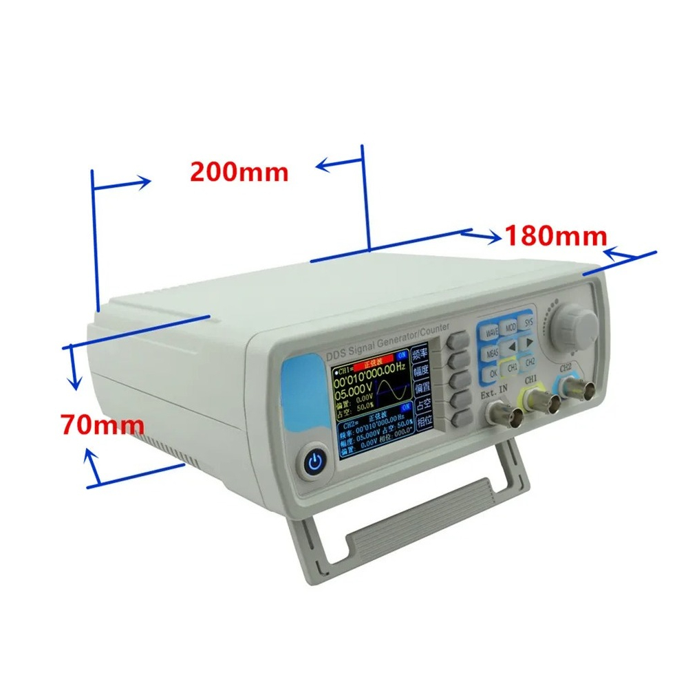 Function Arbitrary Waveform Generator - JDS6600シリーズ 15/30/40/50MHZ デジタル制御信号発生器 デュアルチャンネル DDS機能 任意正弦波形周波数計