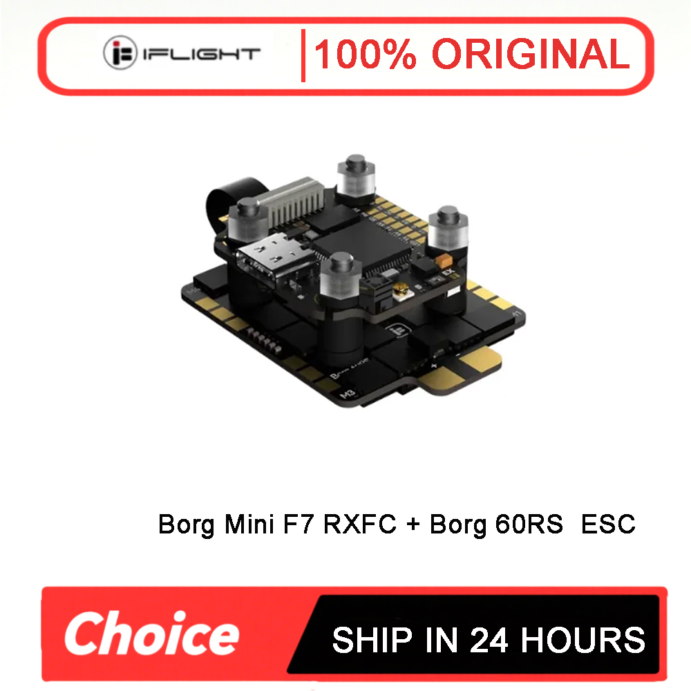 Fpv Flight Controller F7 Stack 60A - Borg Mini F7 Stack（60RS 60A 4-8S