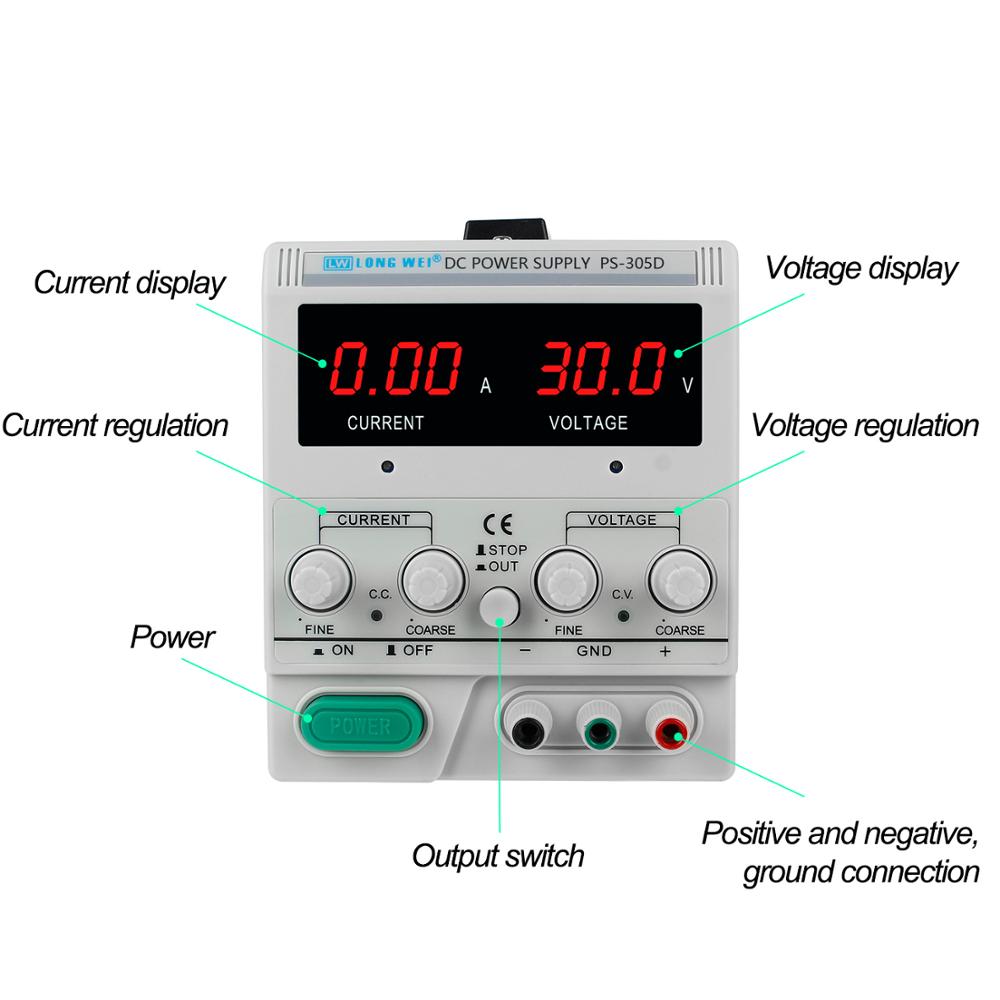 LW PS-305D 302D 303D 6402D 640 - Linear Lab Power Supply Adjustable のレビューと価格