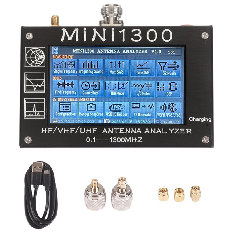 ABUI-Mini1300 4.3インチ ベクトルネットワー - Signal Generator Spectrum Analyzer のレビューと価格