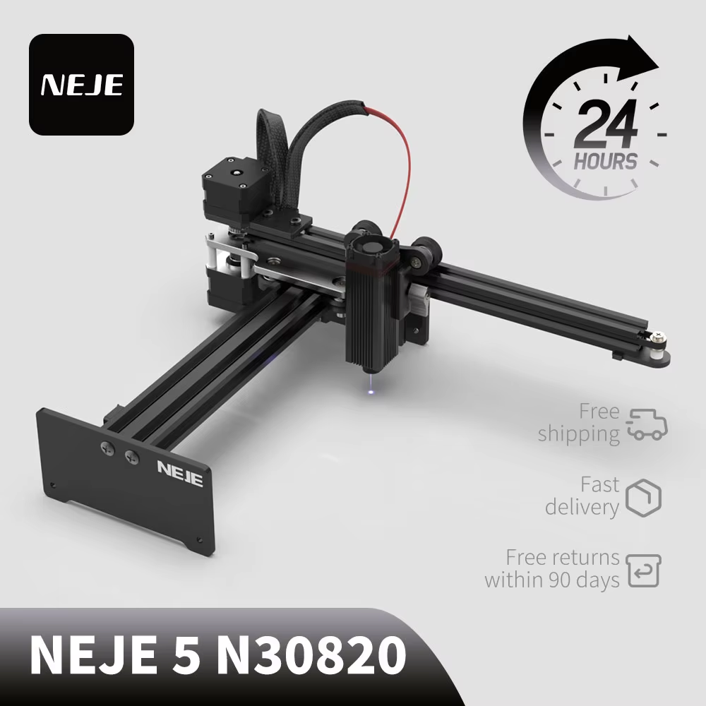 NEJE 5 N30820 40WミニCNCレーザー彫刻機  - Mini Laser Engraver Cnc Router のレビューと価格