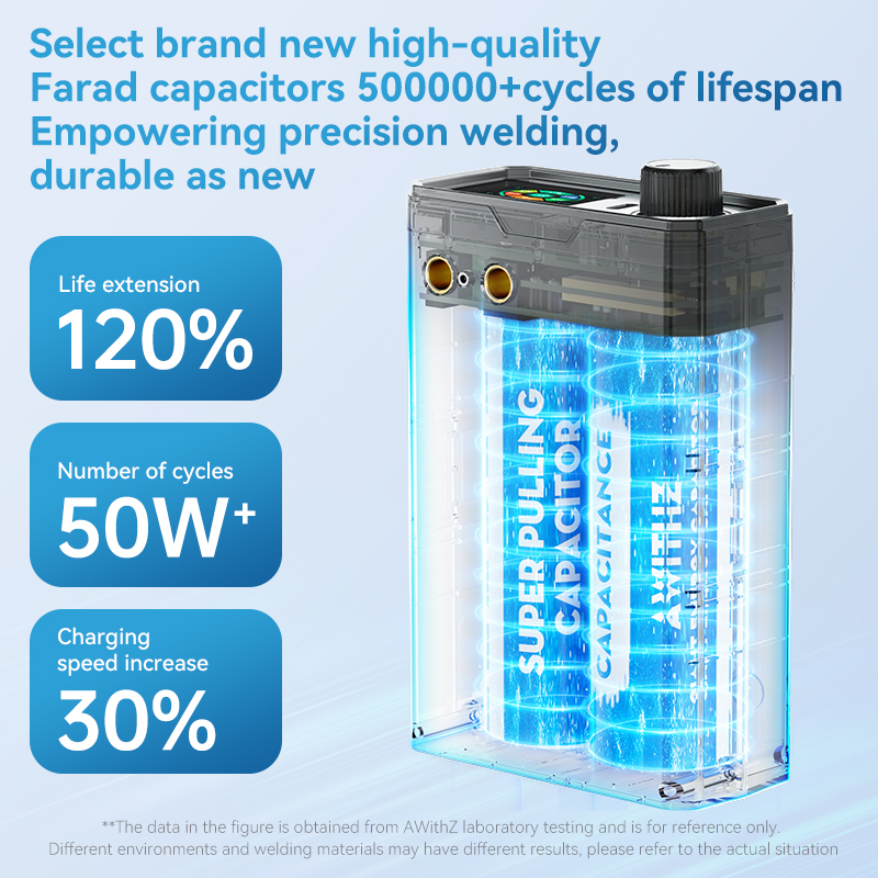 AWithZ UKF10 スーパーキャパシタスポット溶接機、 - Spot Welder 18650 Battery Pack のレビューと価格