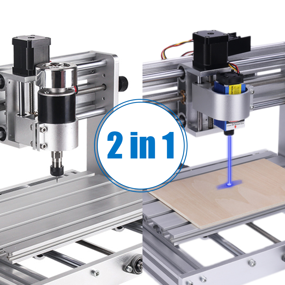 CNC 3018 最大金属彫刻機 200 ワットスピンドル  - Mini Laser Engraver Cnc Router のレビューと価格