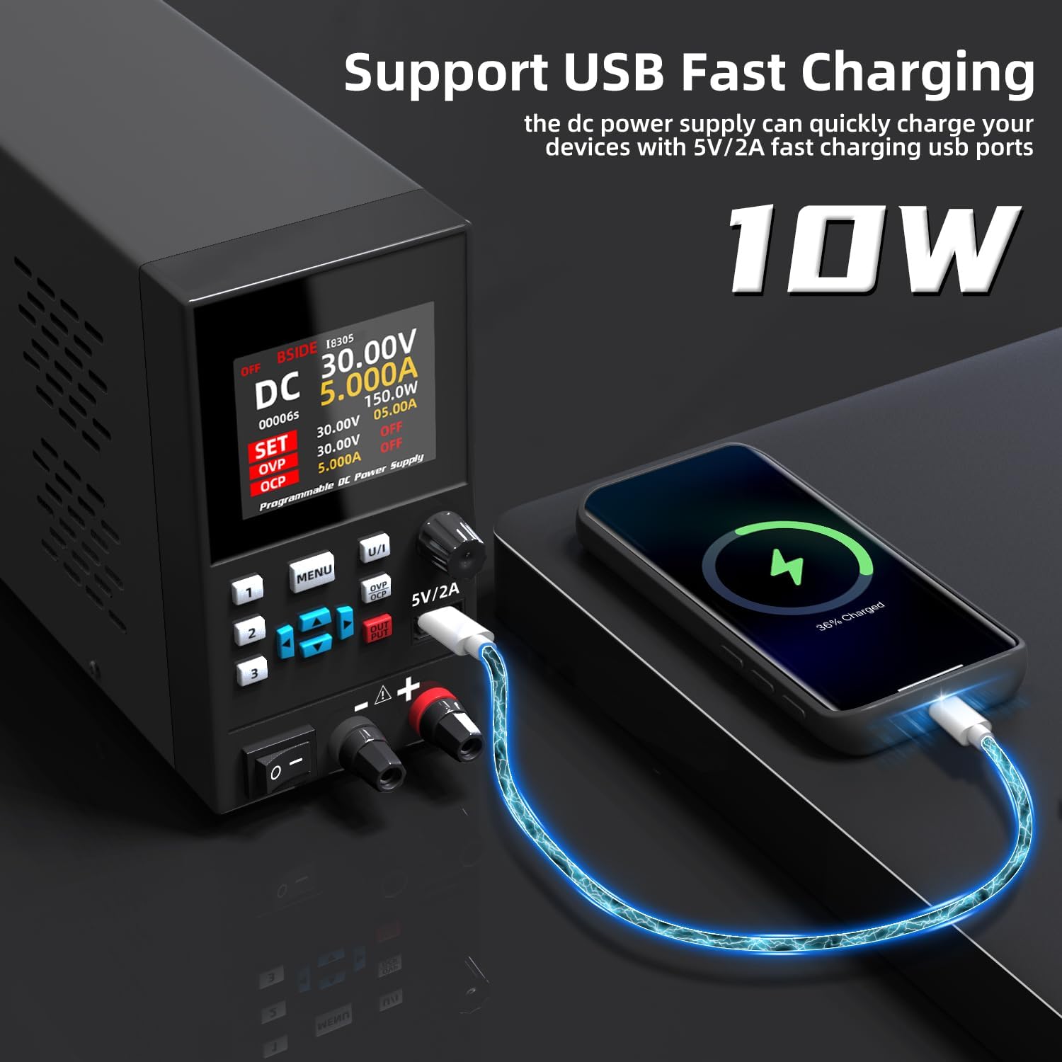 BSIDE DC 実験室用安定化電源 プログラマブル 30V - Programmable Dc Power Supply 30V 10A のレビューと価格