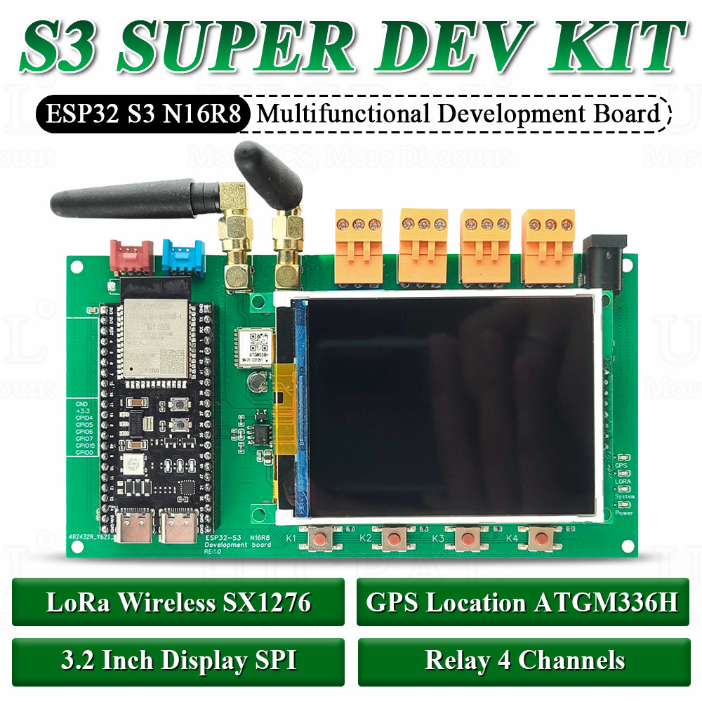 ESP32 S3開発ボードキット,3.2インチディスプレイ, - Esp32 S3 Development Board Lot のレビューと価格