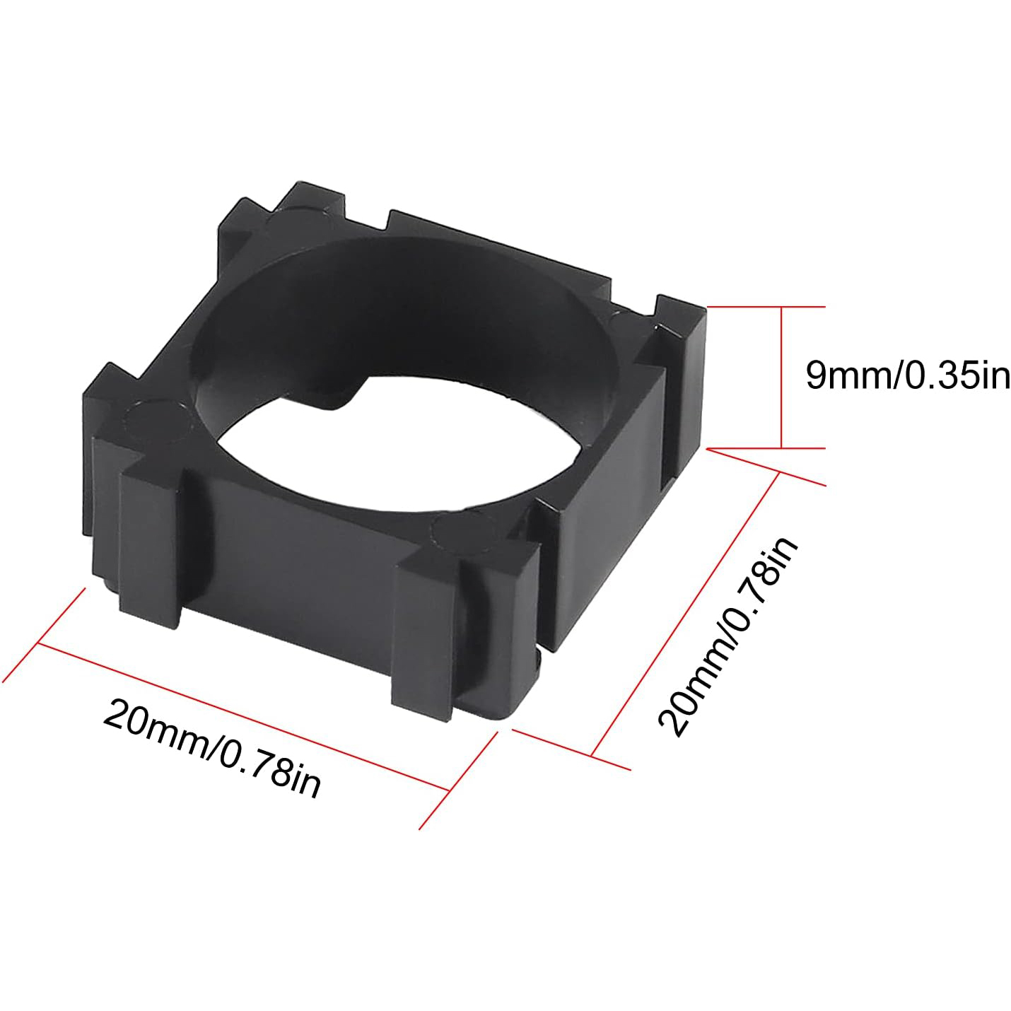 100個 18650バッテリーホルダー バヨネット式接続ブラ - Spot Welder 18650 Battery Pack のレビューと価格