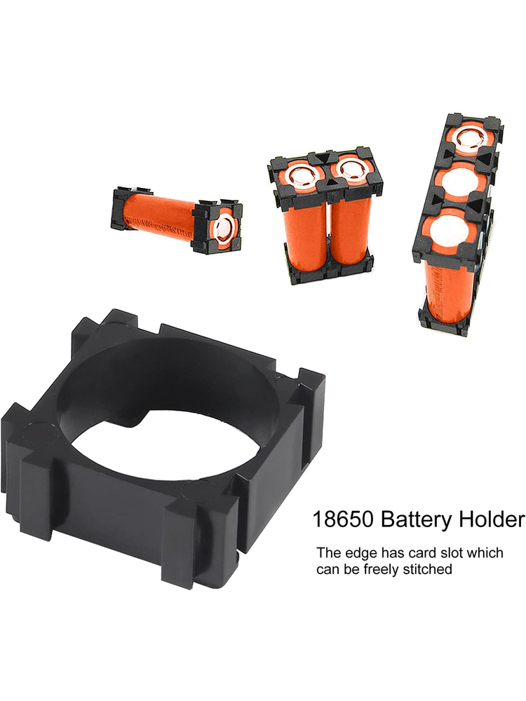 100個 18650バッテリーホルダー バヨネット式接続ブラ - Spot Welder 18650 Battery Pack のレビューと価格