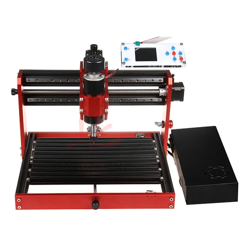 ミニ 3020 スクエアレールフルメタル CNC 彫刻切断機 - Mini Laser Engraver Cnc Router のレビューと価格
