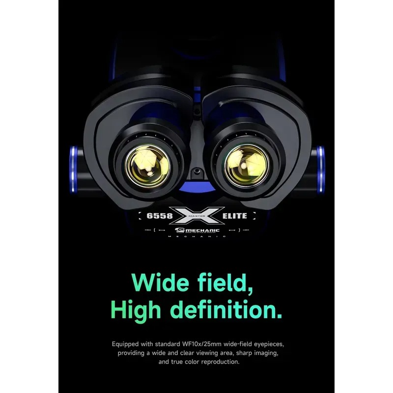 MECHANIC 6558 エリート三眼実体顕微鏡、6.5X - Stereo Trinocular Microscope Pcb のレビューと価格